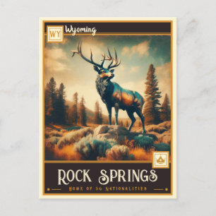 Carte Postale Rock Springs, Wyoming   VINTAGE