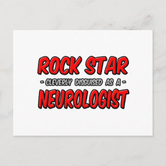 Carte Postale Rock Star...Neurologue