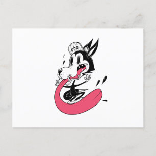 Carte Postale Rocker dog