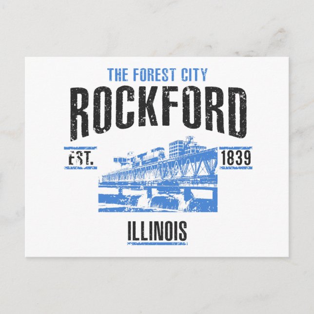 Carte Postale Rockford (Devant)