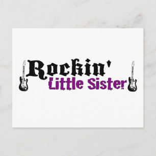 Carte Postale Rockin Little Sister