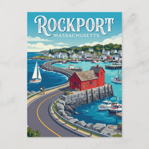 Carte Postale Rockport États-Unis