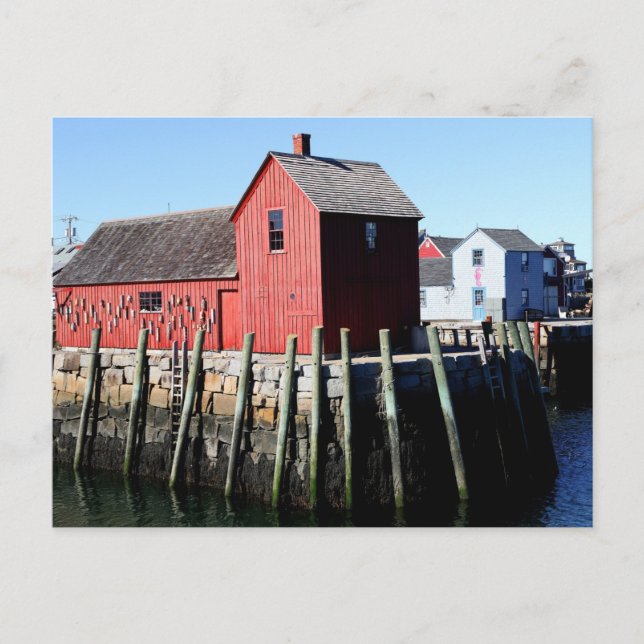 Carte postale Rockport Massachusetts (Devant)