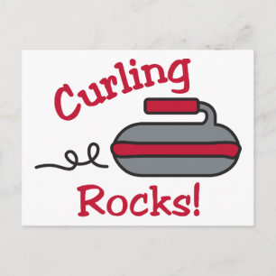 Carte Postale Rocks de curling
