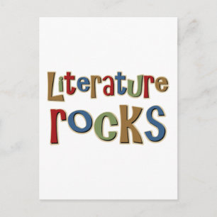 Carte Postale Rocks de littérature