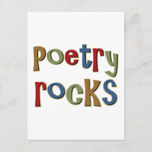 Carte Postale Rocks de poésie