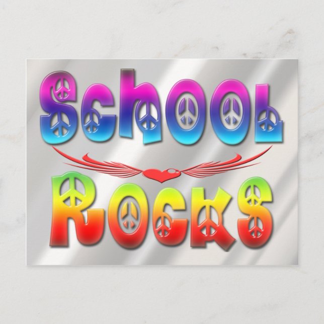 Carte Postale Rocks scolaires - Paix (Devant)