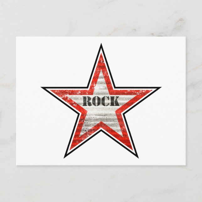 Carte Postale Rockstar Postcard (arrière - plan blanc) (Devant)