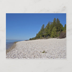 Carte Postale Rocky Beach, île Mackinac, Michigan
