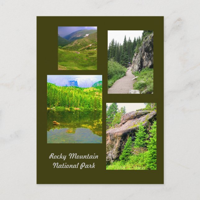 Carte Postale Rocky Mountain National Park (Devant)