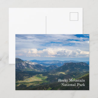 Carte Postale Rocky Mountain National Park Summer Vista Photo