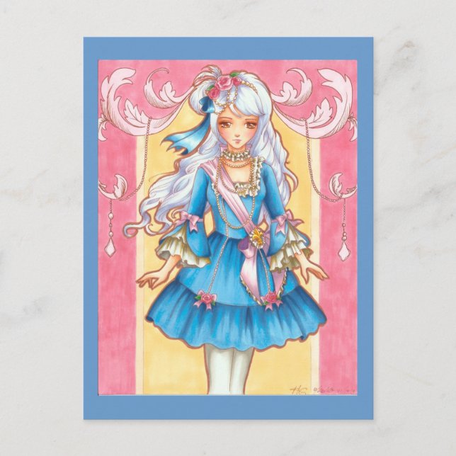 Carte Postale Rococo Lolita (Devant)