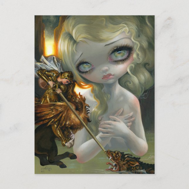 Carte postale "Roger et Angelica" (Devant)