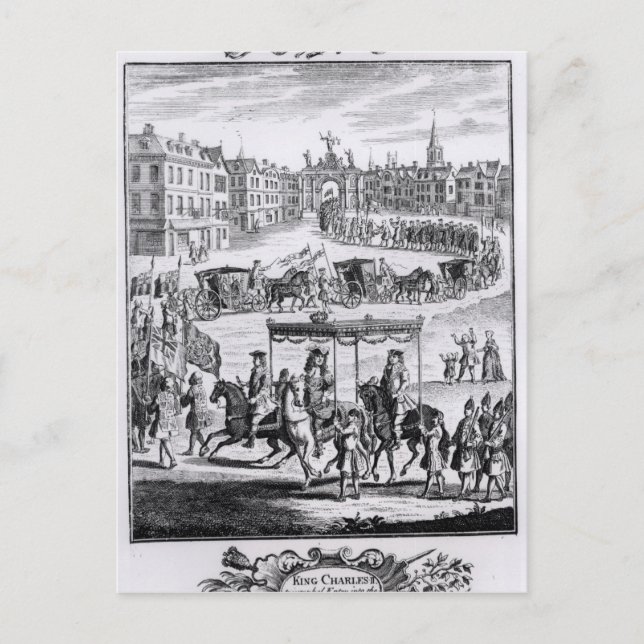 Carte Postale Roi Charles II (Devant)