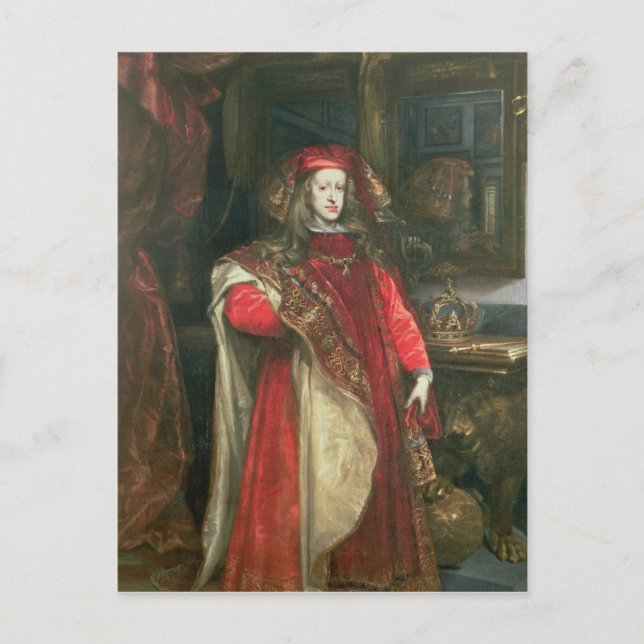 Carte Postale Roi Charles II d'Espagne (Devant)