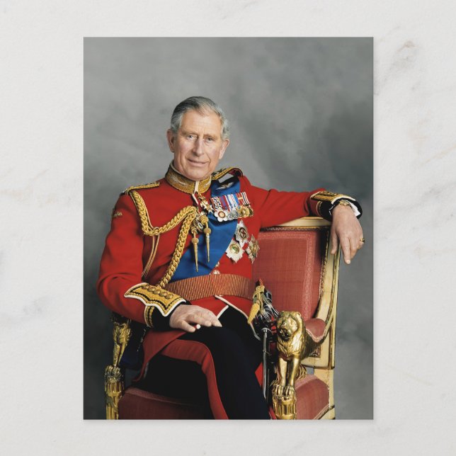 Carte Postale Roi Charles III (Devant)