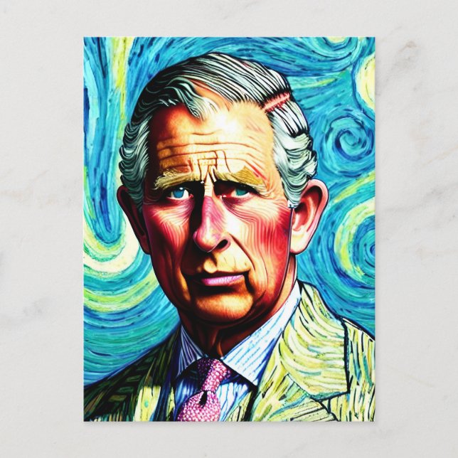 Carte Postale Roi Charles III (Devant)