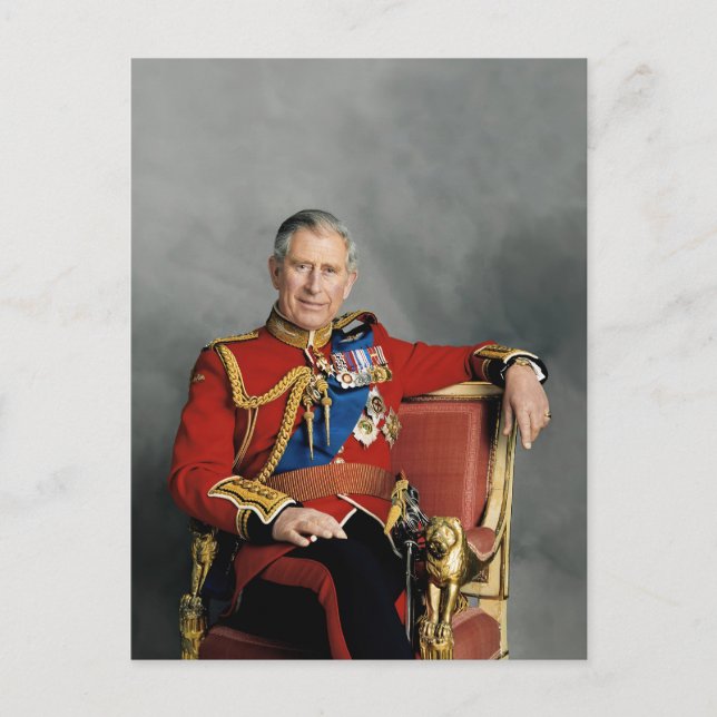 Carte Postale Roi Charles III (Devant)