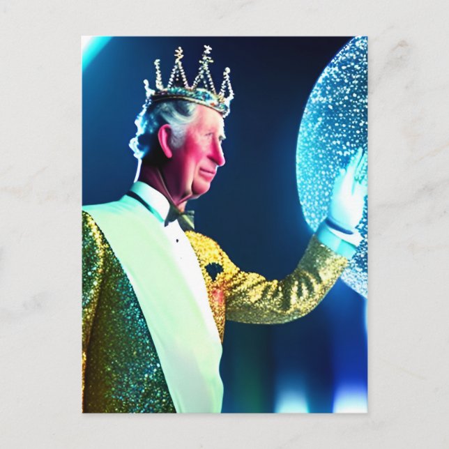 Carte Postale Roi Charles III (Devant)