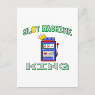 Carte Postale Roi de machine à sous