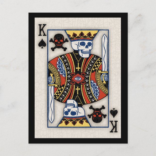 Carte Postale Roi des crânes (Devant)