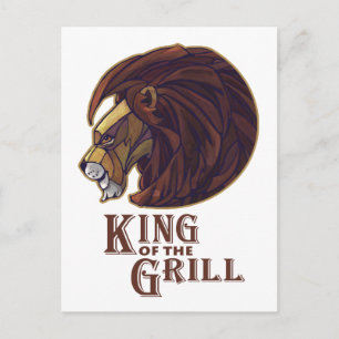 Carte Postale Roi du Grill
