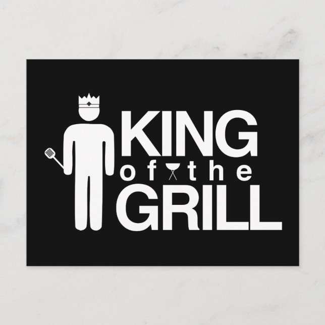 Carte Postale Roi du Grill (Devant)