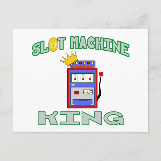 Carte Postale Roi machine à sous (Devant)