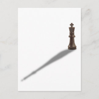 Carte Postale Roi Noir Solitaire