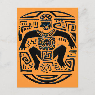 Carte Postale roi tribal