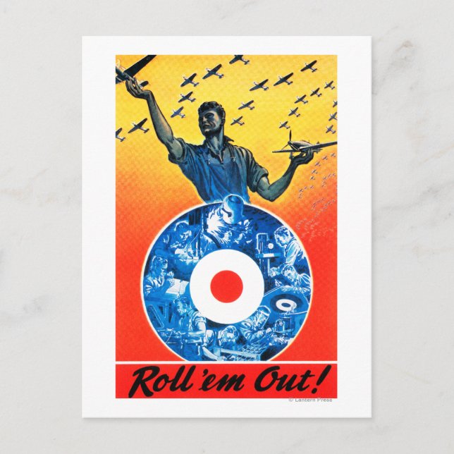 Carte Postale Roll'em out (Devant)
