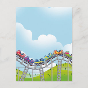 Carte Postale Rollercoaster