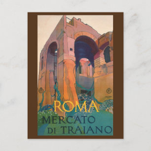 Carte Postale Roma Mercato Di Traiano, Ruines anciennes, Italie