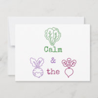 Romaine Calme & Turnip la betterave