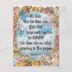 Carte Postale Romains 8:28