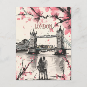 Carte Postale Romance à Londres