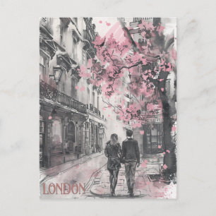 Carte Postale Romance à Londres