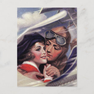 Carte Postale Romance dans le ciel