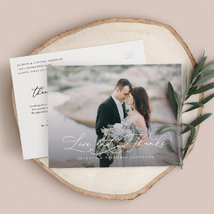 Carte postale Romance Love and Thanks