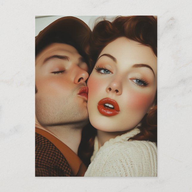 Carte Postale Romance vintage (Devant)