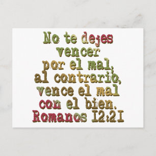 Carte Postale Romanos 12:21
