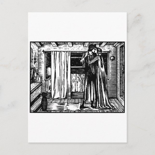Carte Postale romantique (Devant)