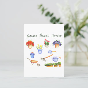 Carte Postale Romantique J'aime mes semelles Minimaliste Cute