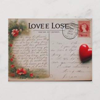 Carte postale romantique pour votre femme