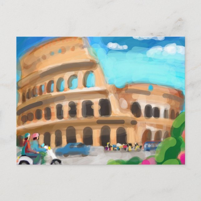 CARTE POSTALE ROME (Devant)