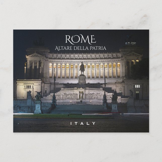Carte Postale Rome (Devant)