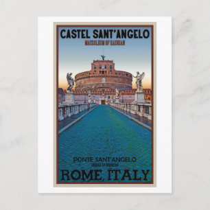 Carte Postale Rome - Castel Sant'Angelo