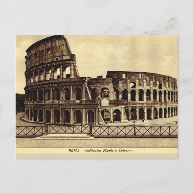 Carte Postale Rome, Colisée 1890 (Devant)