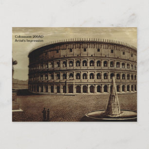 Carte Postale Rome, Colisée 200AD