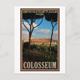 Carte Postale Rome - Colisée de Palatine Hill